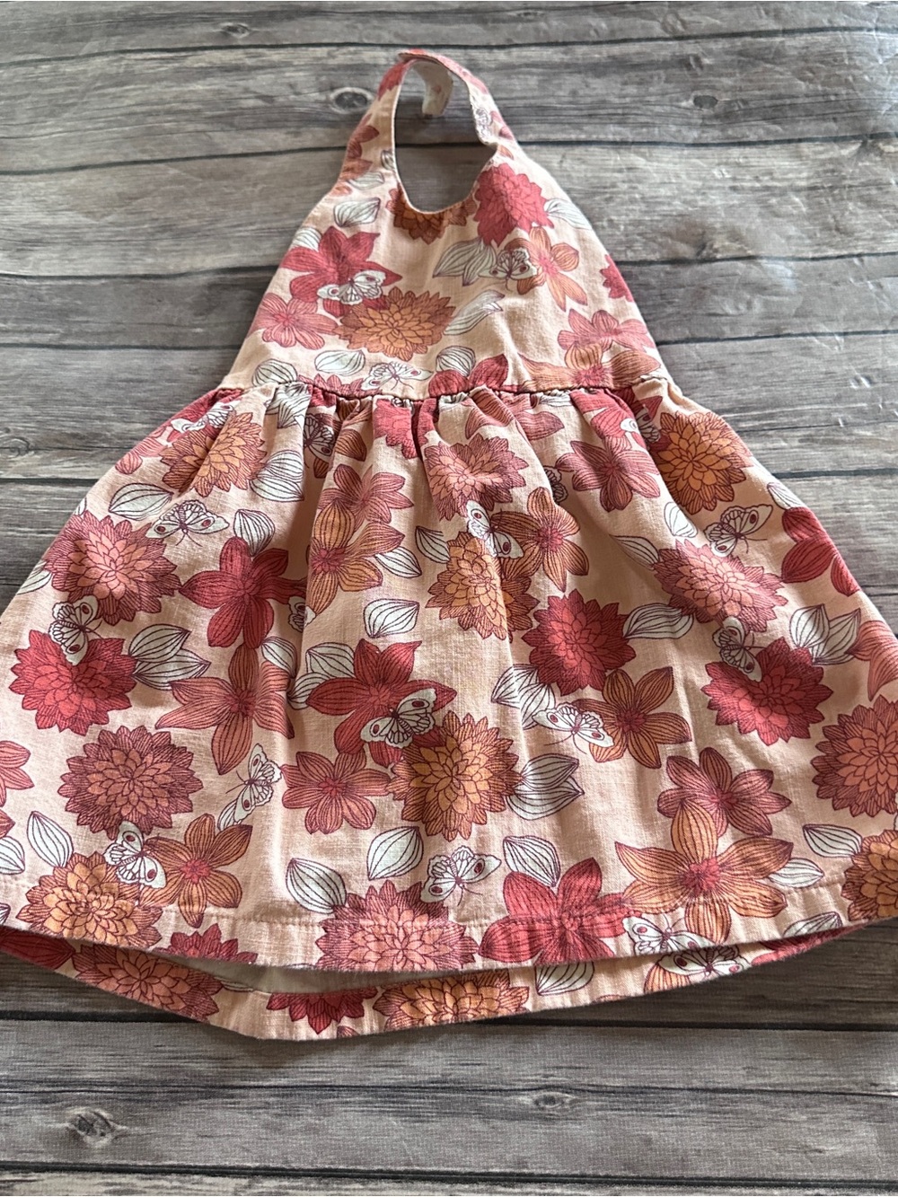 Loft floral halter dress vguc 6/12